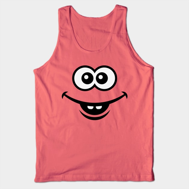 Smiling Face (Smile / Happy / Lucky / Funny) Tank Top by MrFaulbaum